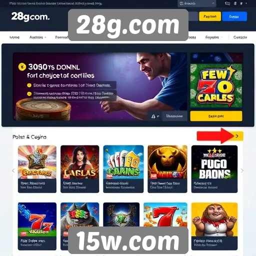 Funcionalidades inovadoras do site 28g.com