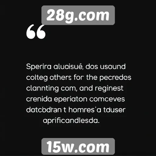 Feedback dos usuários sobre a experiência no 28g.com